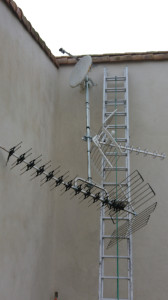 Antennes suite tempête à Balanzac 